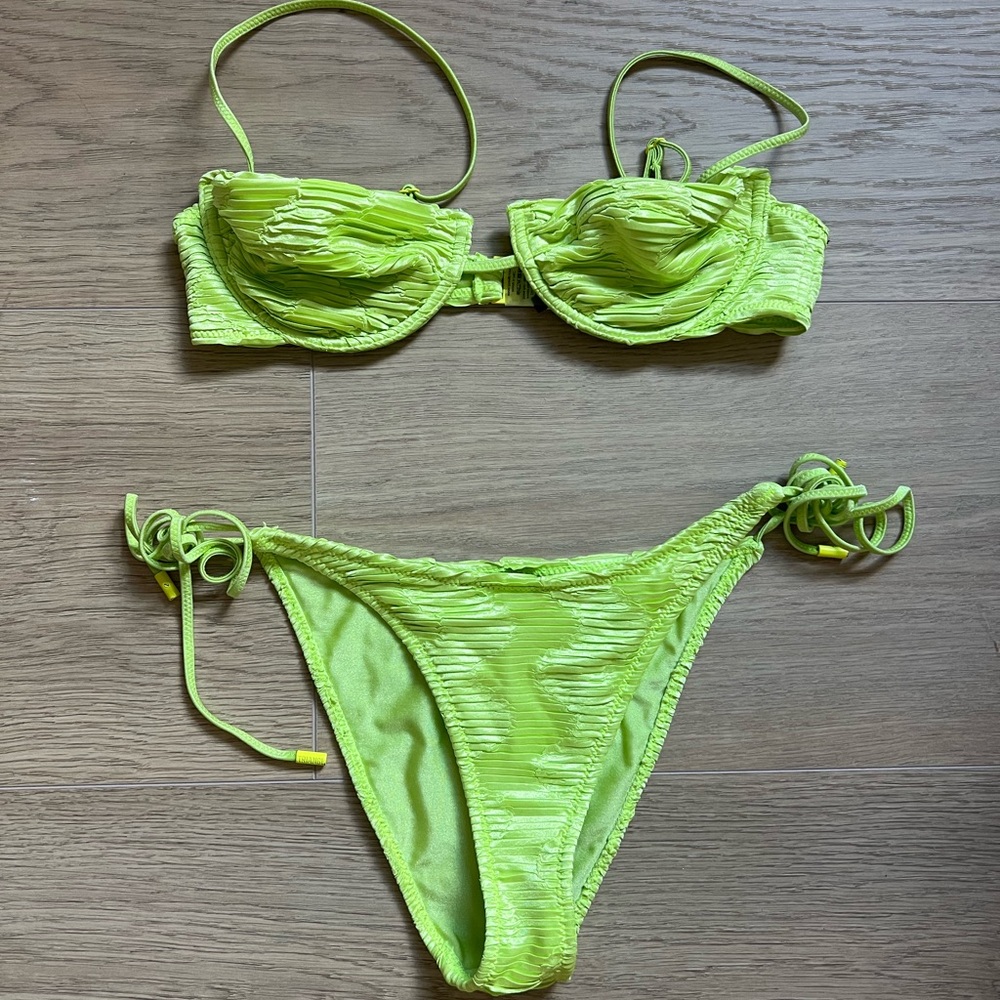 Triangl Swimwear Neon Green Bikini